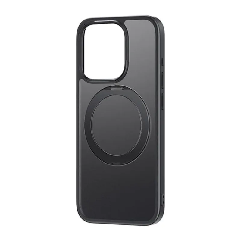 Чехол Baseus SkyRing Series 360° Magnetic для iP 15 Plus Frosted Black (P60161006101-01)