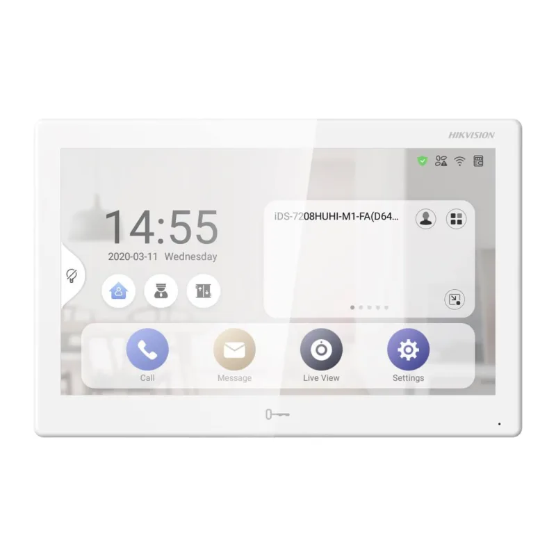 Видеодомофон Hikvision DS-KH9510-WTE1(B) белый