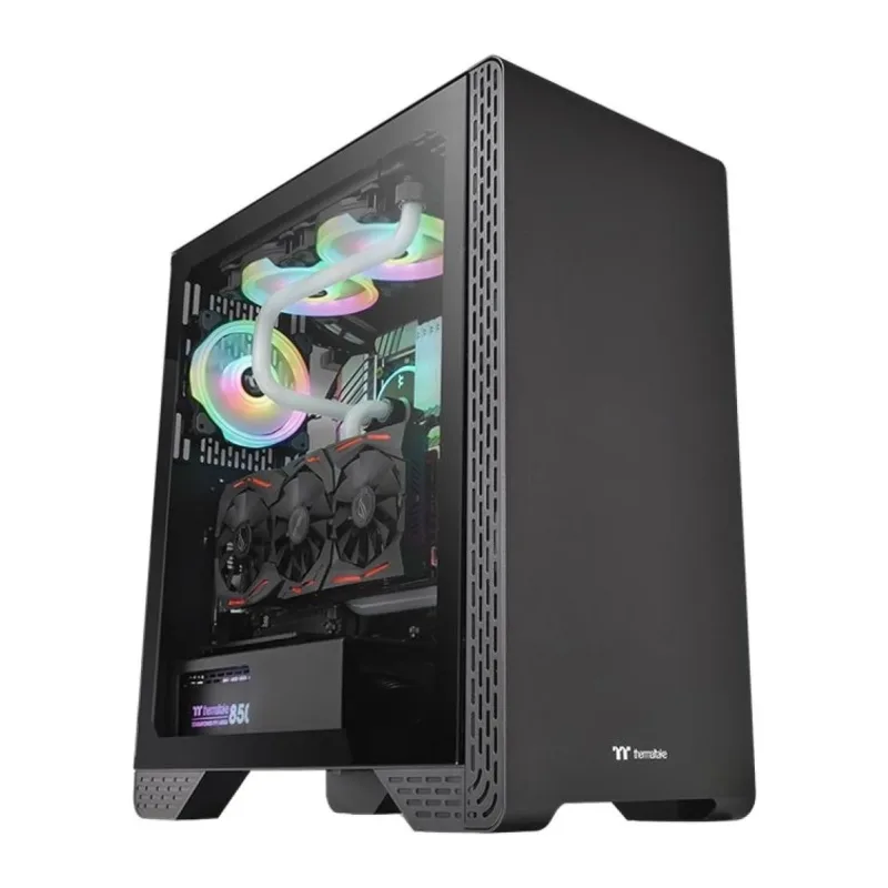 Корпус Thermaltake S300 TG без БП черный (CA-1P5-00M1WN-00)