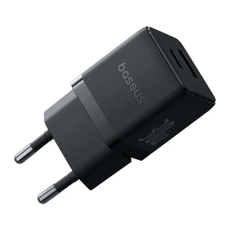 Сетевое зарядное устройство Baseus Palm C+U 30W EU Cluster Black (P1011160A113-00)
