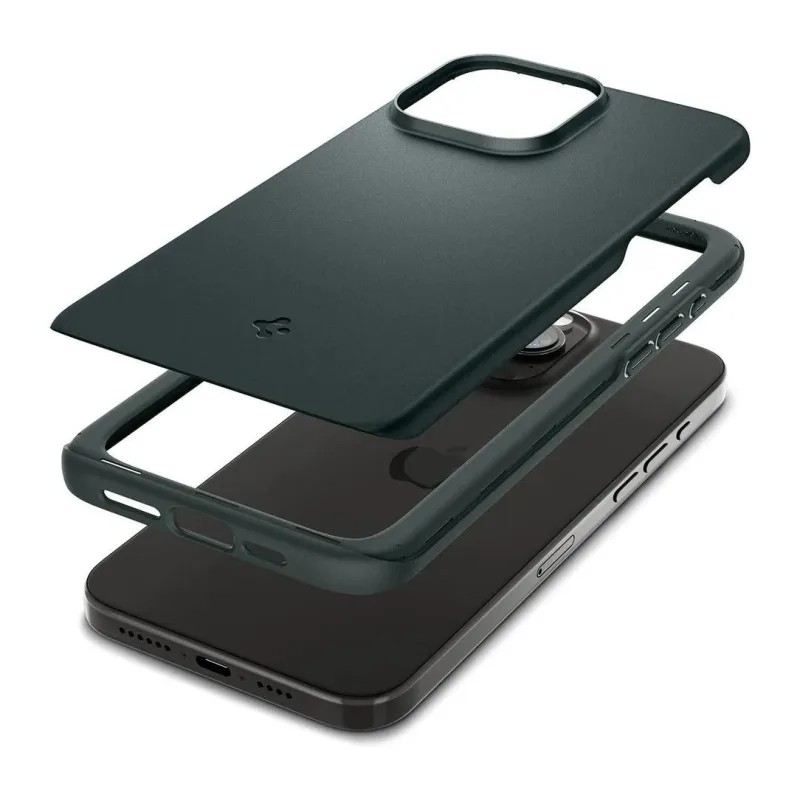 Чехол Spigen Thin Fit для iPhone 15 Pro Max зеленый (ACS06548)