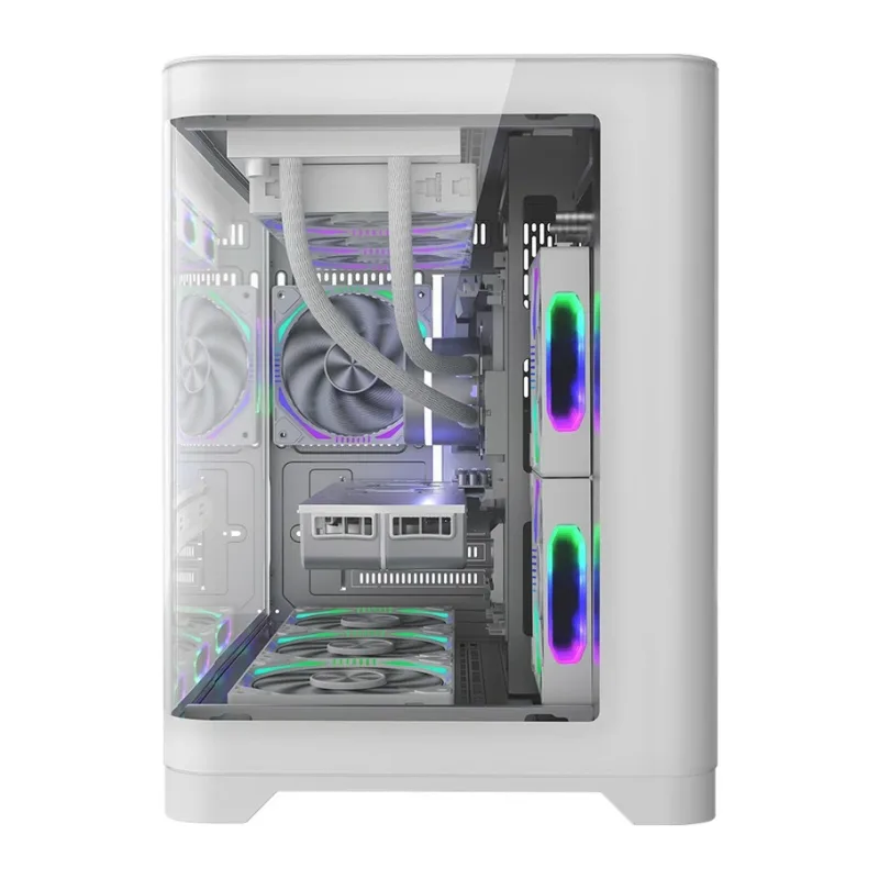 Корпус 1stPlayer UV6 без БП White (UV6-WH-2FC7R-W-1FC7-W)