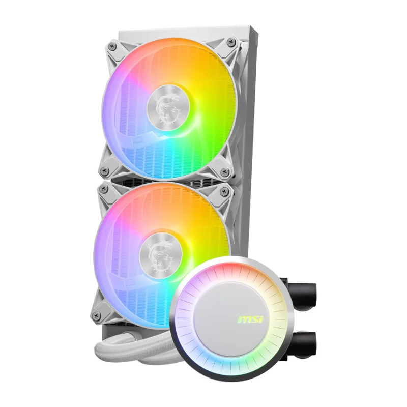 Система жидкостного охлаждения для процессора MSI MAG CoreLiquid E240 White ARGB (306-7ZW5E27-C24)