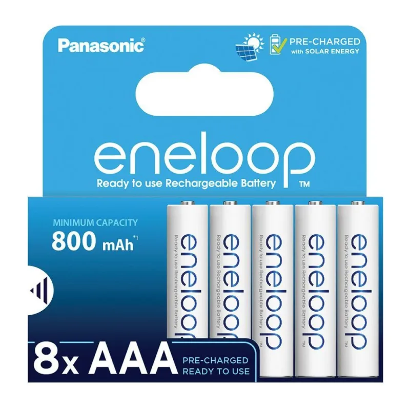 Аккумулятор Panasonic Eneloop AAA 800mAh BL8 (BK-4MCDE/8HH)