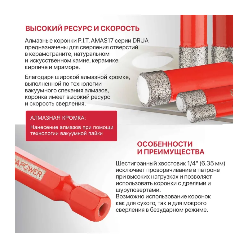 Коронка P.I.T. AMAS17-0010