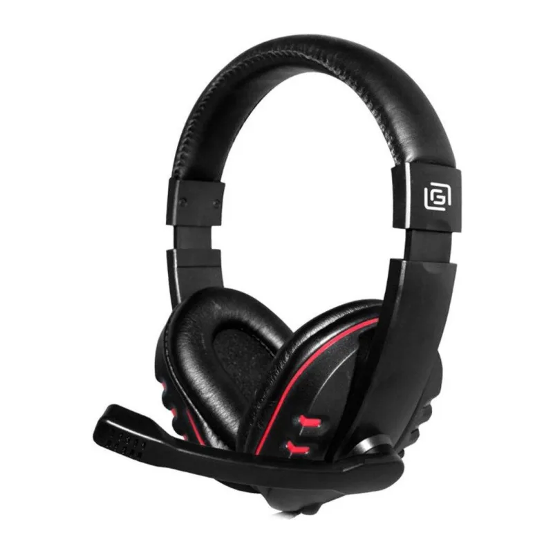 Наушники Oklick HS-L380G черный/красный (JD-032)
