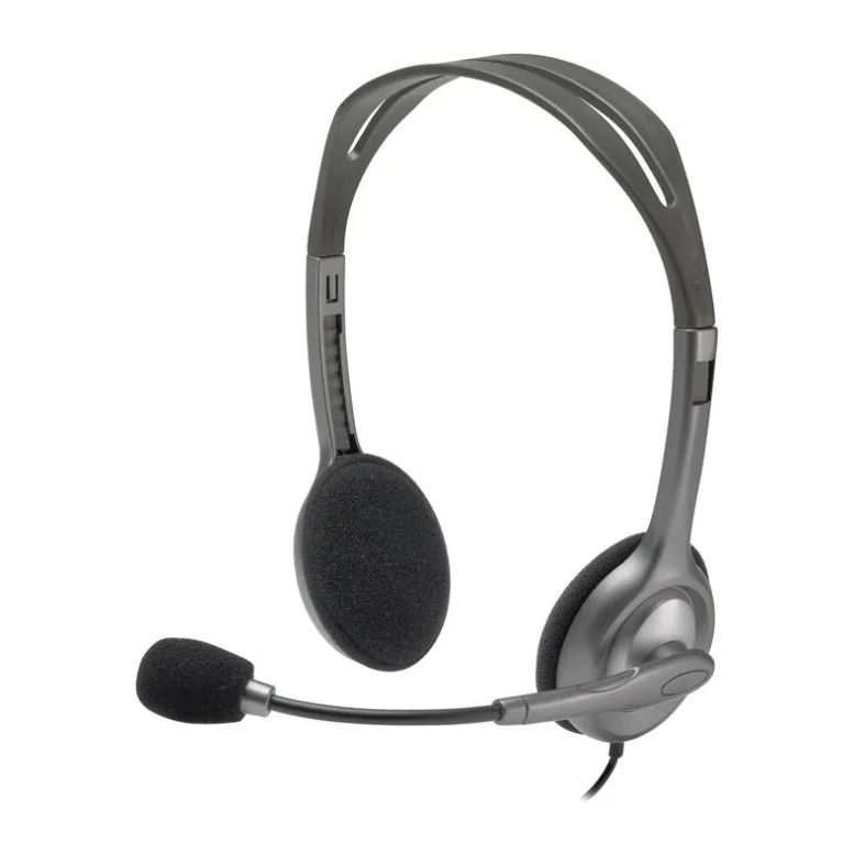 Наушники Logitech Stereo H110 серебристый (981-000459)