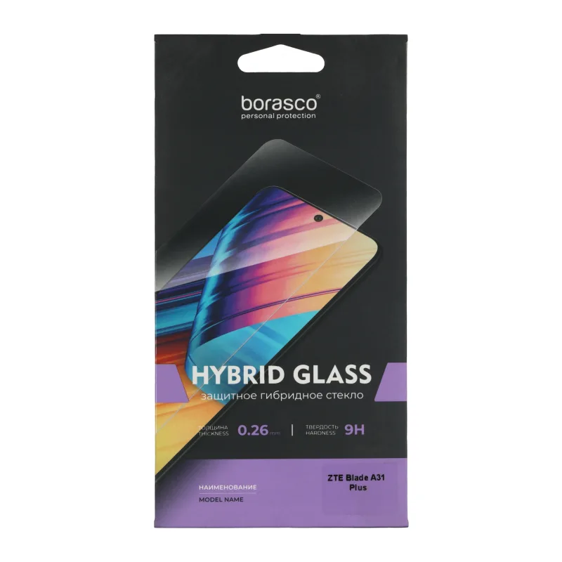 Защитное стекло для экрана Hybrid Glass для ZTE Blade A31 Plus 2.5D (70010)