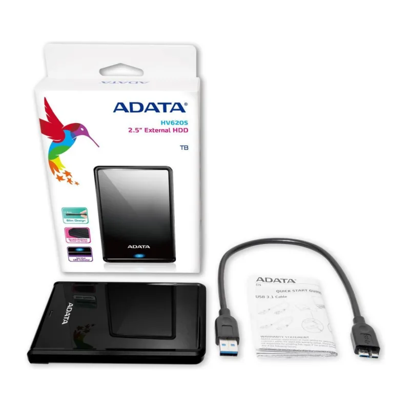 Внешний накопитель A-Data HV620S 4Tb Black (AHV620S-4TU31-CBK)
