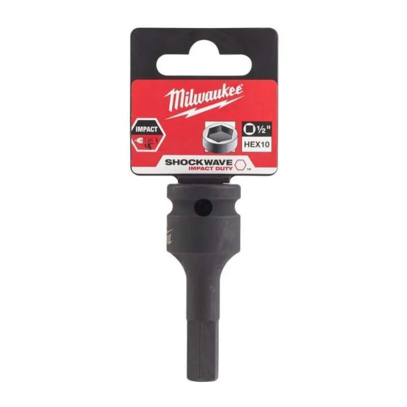Головка ударная Milwaukee 1/2" Shockwave HEX10 (4932478066)