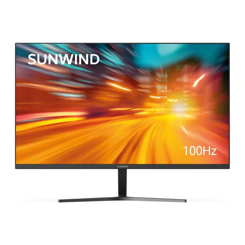 Монитор SunWind SM-24FI223 черный (SM24SB02)