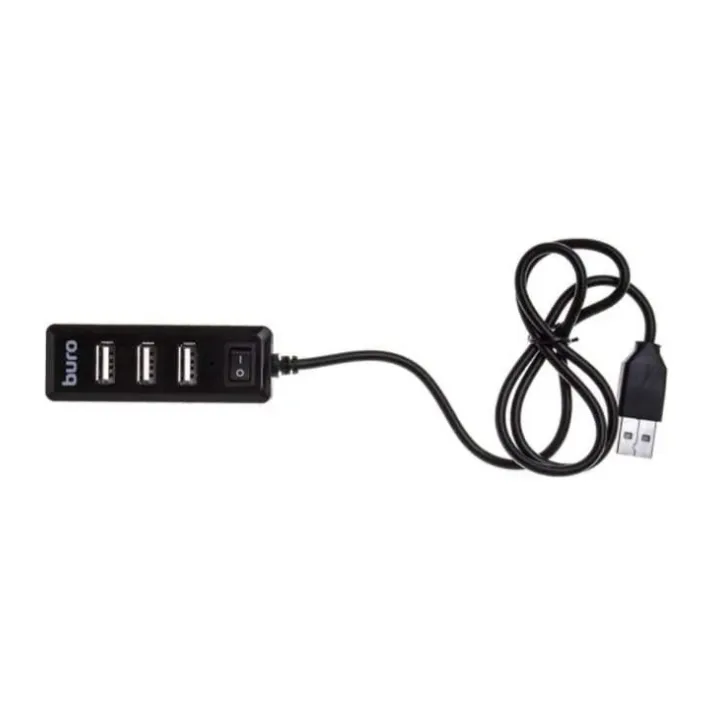 USB-хаб Buro BU-HUB4-0.5L-U2.0