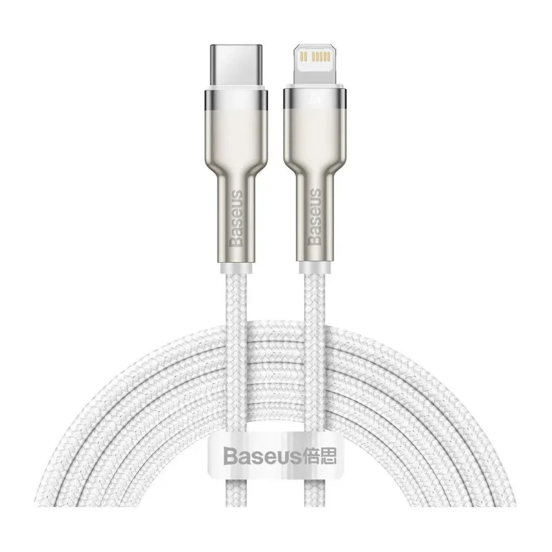 Кабель Baseus Cafule 2m White (CATLJK-B02)