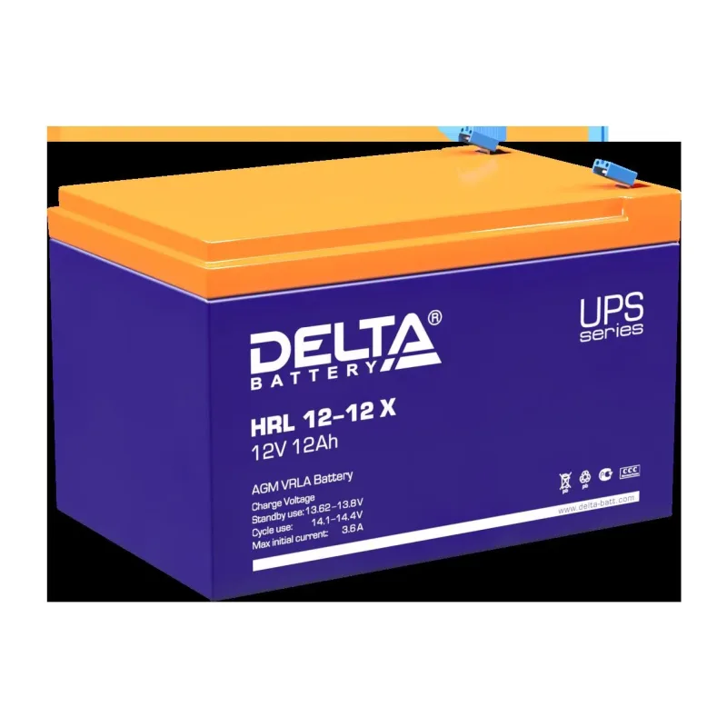 Аккумулятор для ИБП Delta HRL 12-12(X)