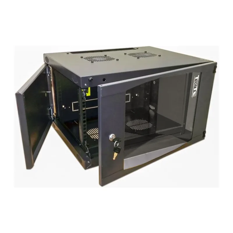 Шкаф коммутационный TWT Next TWT-CBWNG-9U-6X6-BK черный