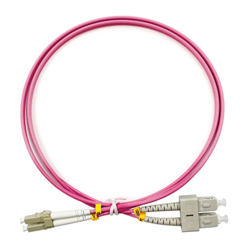 Патч-корд Lanmaster LAN-2LC-2SC/OM4-5.0