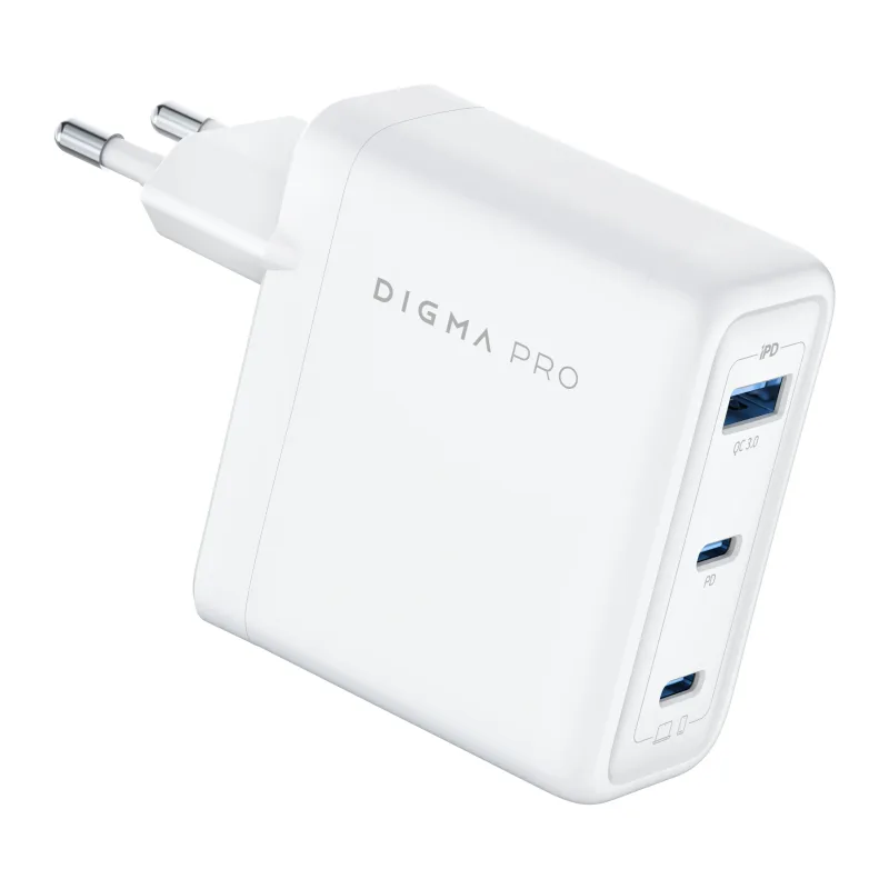 Сетевое зарядное устройство Digma Pro DPW10C белый (DPW1С0G012WH)
