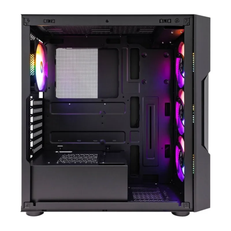 Корпус 1stPlayer T7-P без БП Black (T7-P-BK-4F7)