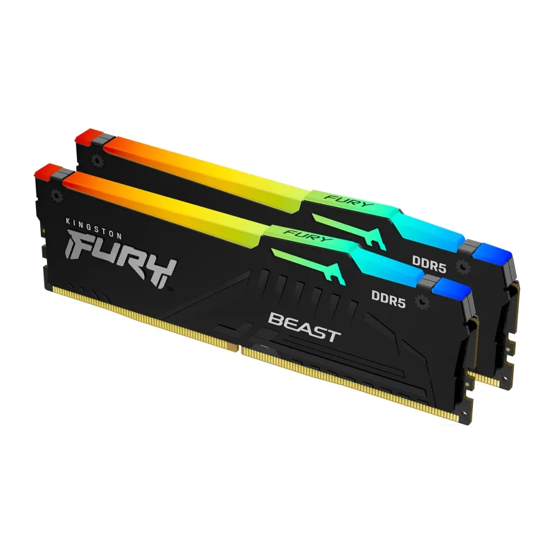 Оперативная память Kingston Fury Beast RGB 2x16GB DDR5 (KF560C30BBAK2-32)
