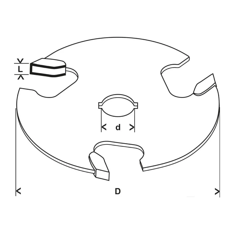 Фреза Bosch Expert d8/D50.8/L4 2.608.629.387