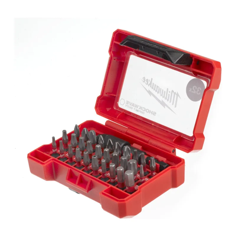 Набор бит Milwaukee Shockwave 32шт в пластиковом кейсе (4932464240)