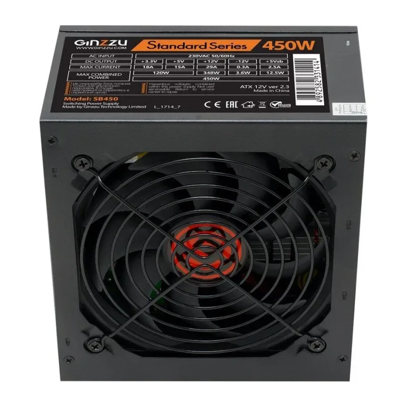 Блок питания Ginzzu SB450 450W