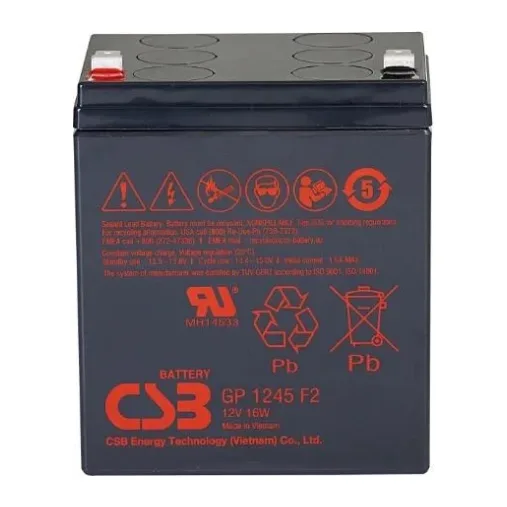 Аккумулятор для ИБП CSB GP 1245 F2 12V 16W