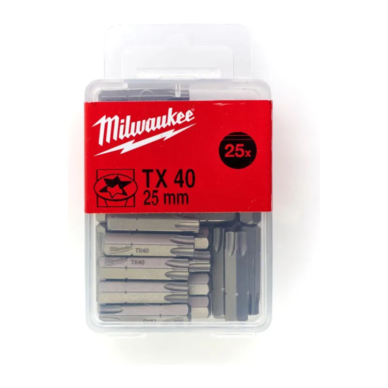 Бита Milwaukee TX40 25мм 25шт (4932399600)