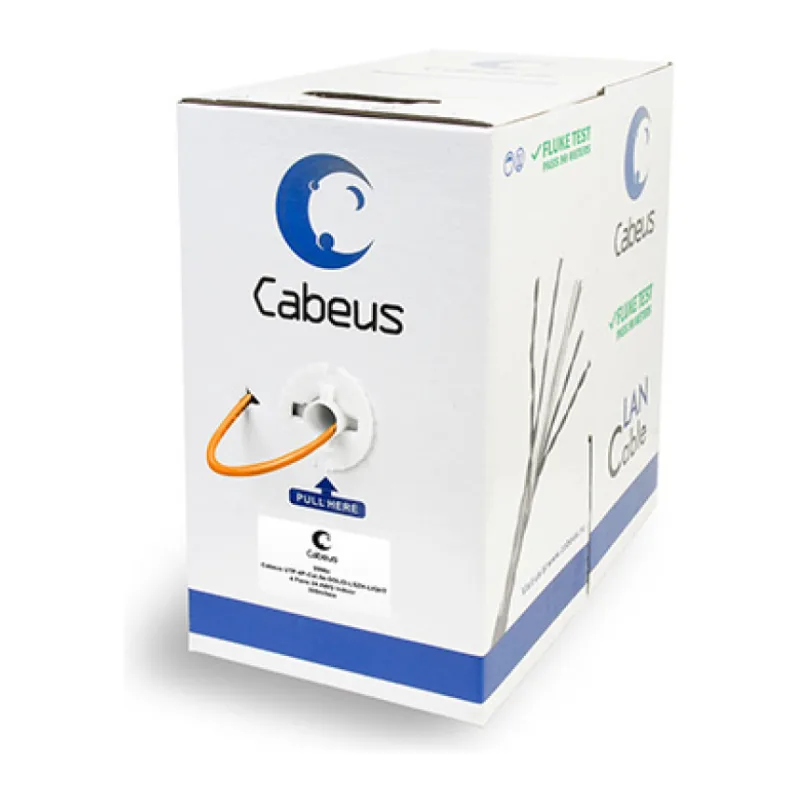 Кабель витая пара Cabeus UTP-4P-Cat.5e-SOLID-LSZH-Light