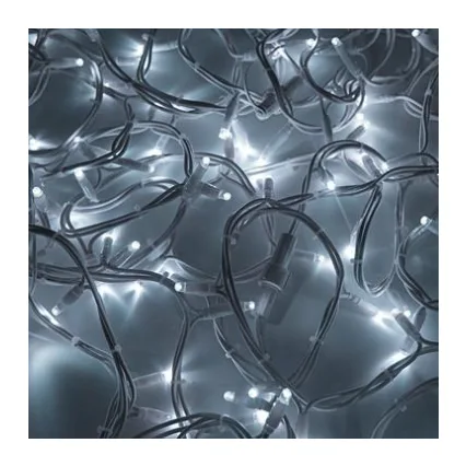Светодиодная гирлянда ULED Стринг-лайт ULED-SL-100-220V-(W-F-W/W)