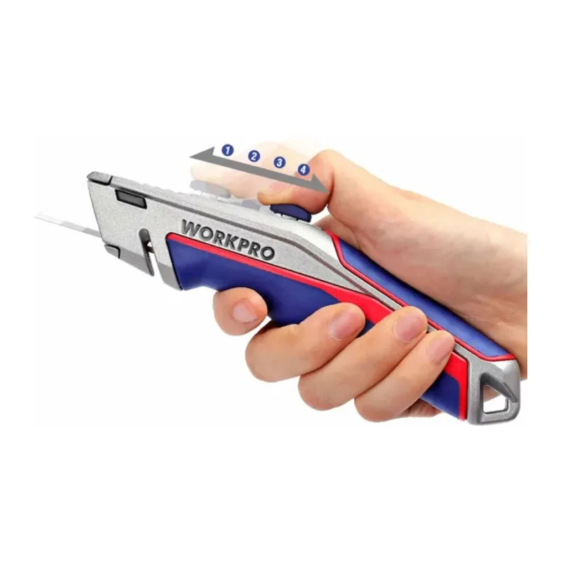 Нож строительный WorkPro WP213014