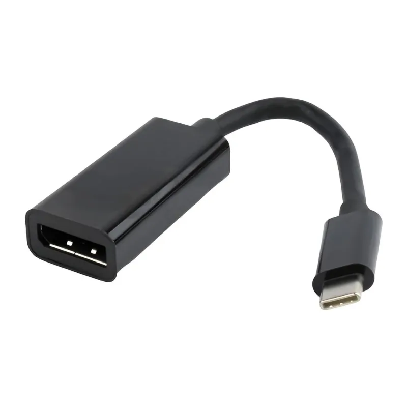Переходник Cablexpert USB A-CM-DPF-01, USB Type-C/DisplayPort, 15см, пакет