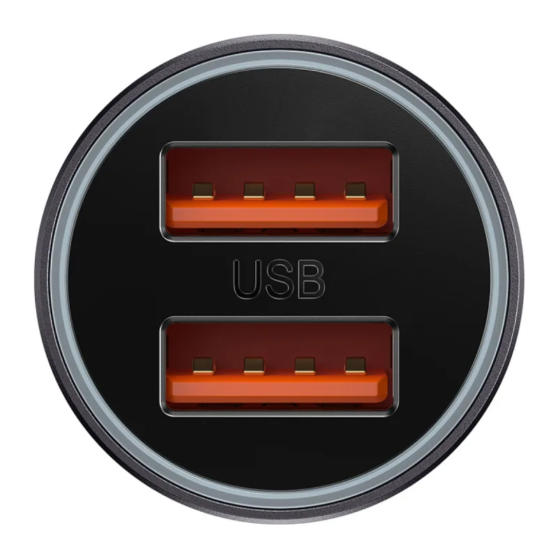Автомобильное зарядное Baseus CGJM000013 Dark Gray