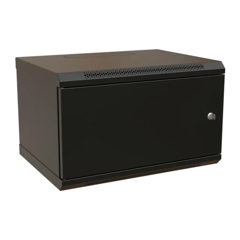 Шкаф коммутационный WRline WR-TW-0666-SR-RAL9004 черный