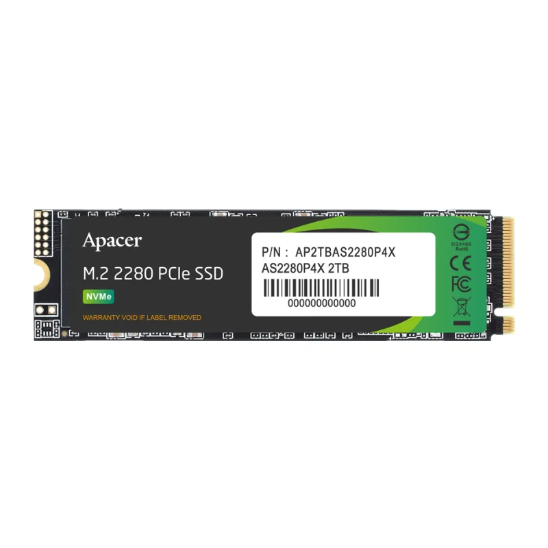 SSD диск Apacer AS2280P4X 256GB Bulk (AP256GAS2280P4X)