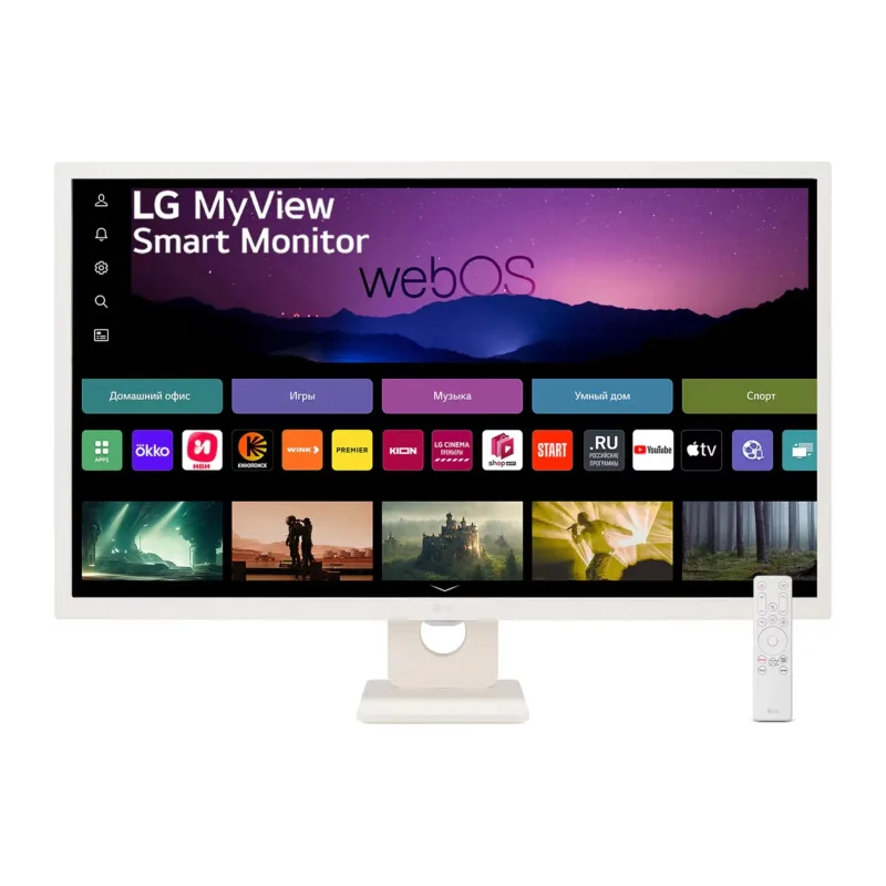 Монитор LG 32SR50F-W белый