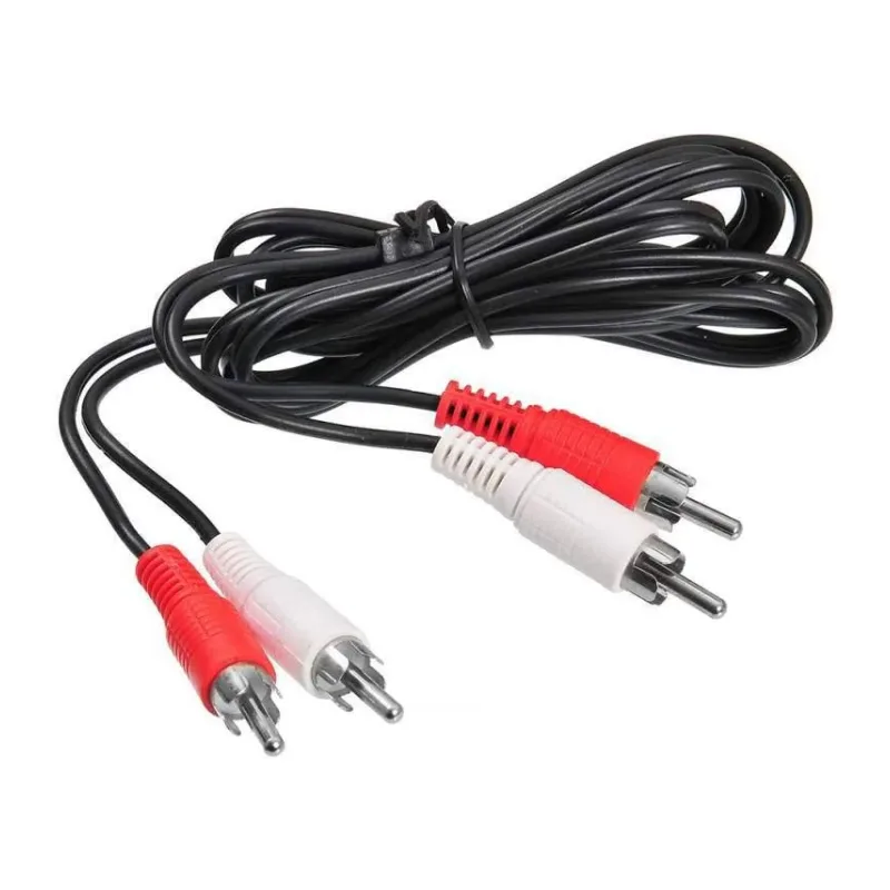 Кабель Buro BAAC024-1.5 2хRCA()–2xRCA() 1.5м черный