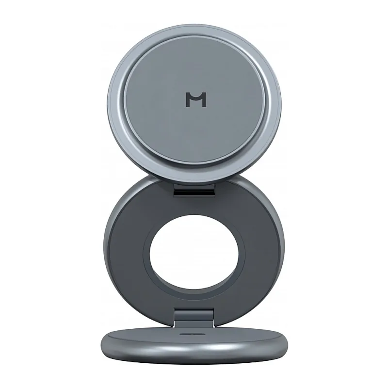 Беспроводное зарядное устройство Magssory Signature Disc Pro 3 в 1 для Apple Midnight (WCH073m)