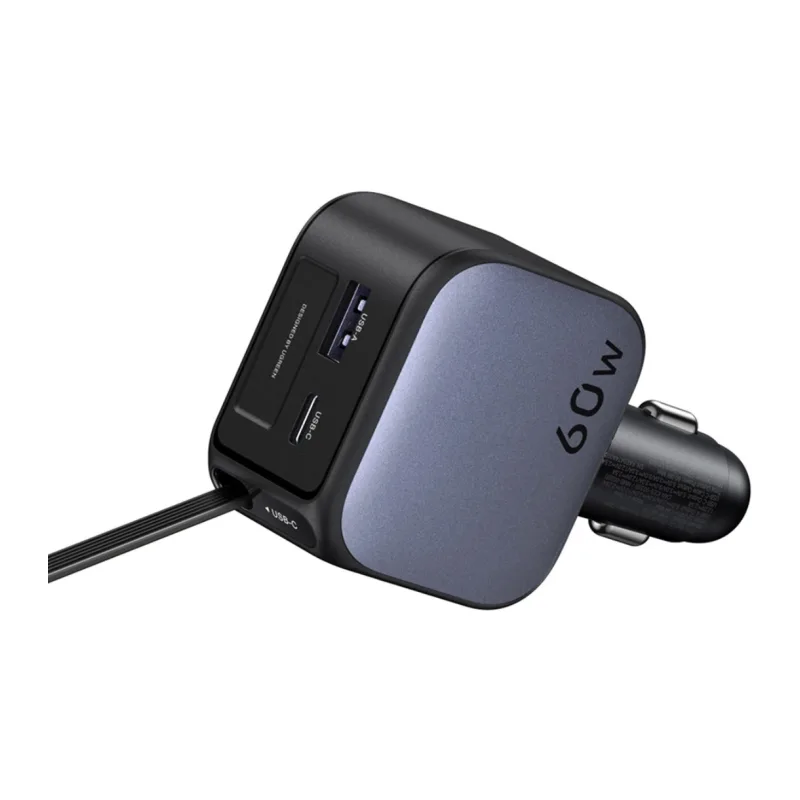 Автомобильное зарядное устройство Ugreen EC602 Grey (55212B)