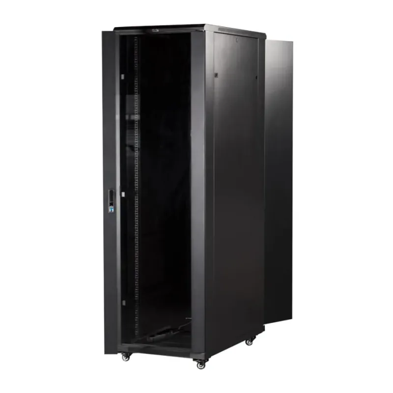 Шкаф телекоммуникационный TWT Business TWT-CBB-42U-8x12-G1 черный