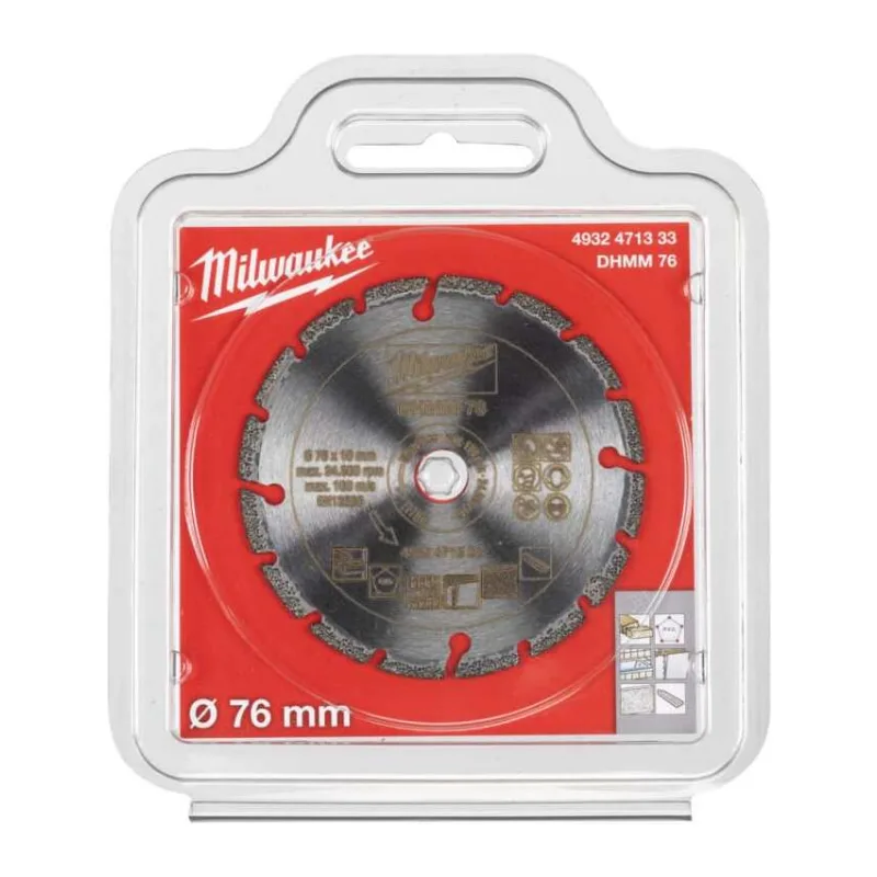 Диск алмазный Milwaukee DHMM 76мм (4932471333)