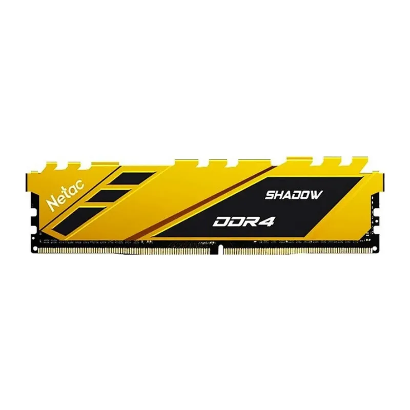 Оперативная память Netac Shadow 16Gb DDR4 Yellow (NTSDD4P26SP-16Y)