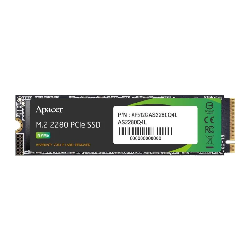 SSD диск Apacer AS2280Q4L 512GB (AP512GAS2280Q4L-1)
