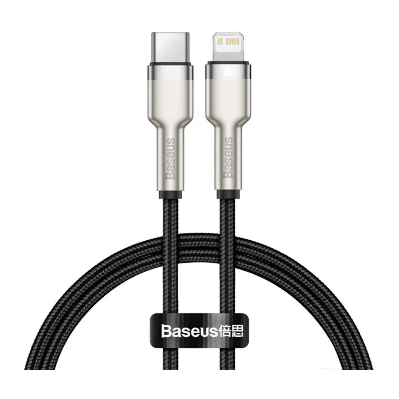 Кабель Baseus Cafule 1m Black (CATLJK-A01)