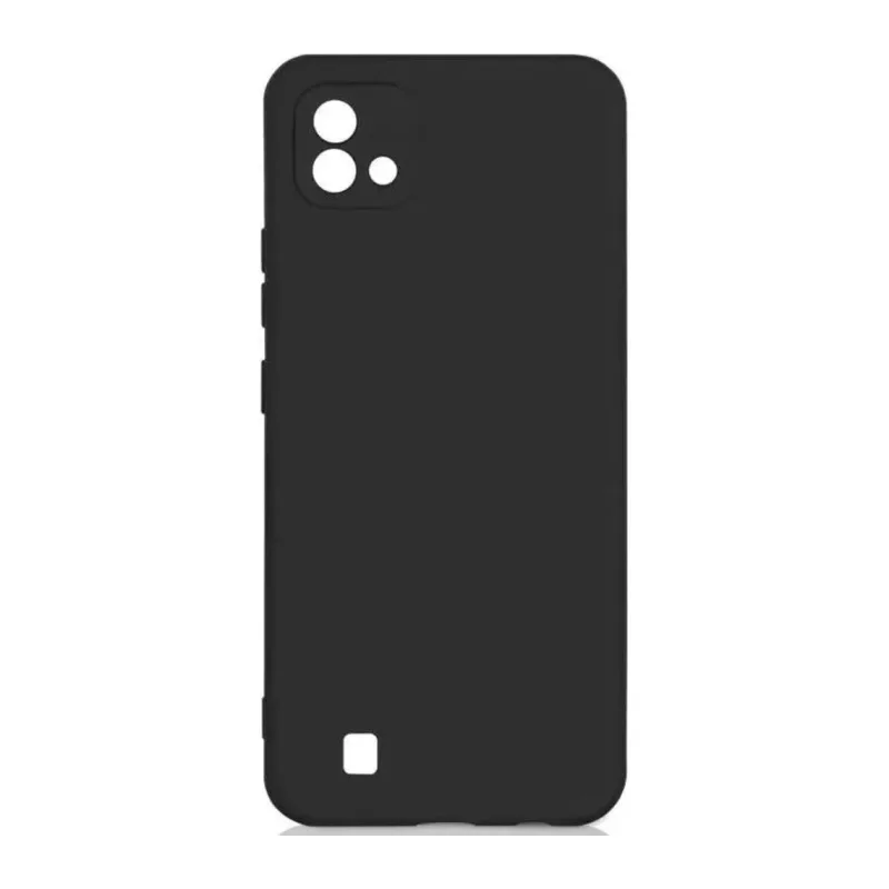 Чехол DF для Realme C20/C11 2021 черный (RMORIGINAL-10 Black)