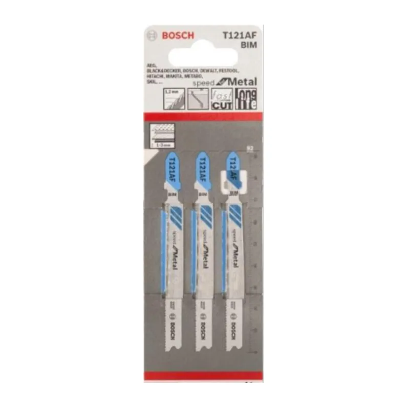 Пилка для лобзика Bosch 3 T 121 AF Speed for Metal BIM 2.608.636.698
