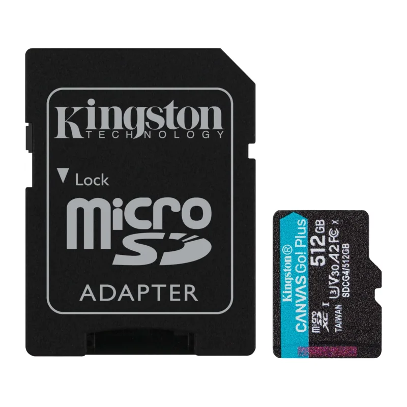 Карта памяти Kingston Canvas Go! Plus 512GB (SDCG4/512GB)