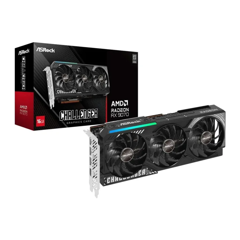 Видеокарта Asrock RX9070 CL 16G GDDR6
