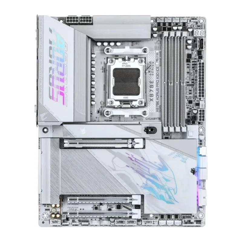 Материнская плата Gigabyte X870E Aorus Pro X3D Ice rev. 1.0