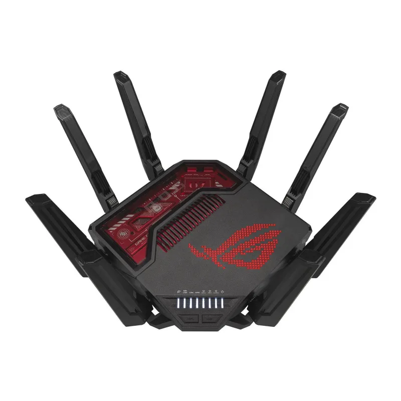 Роутер Asus ROG Rapture GT-BE19000 черный (90IG0850-MO9A0V)
